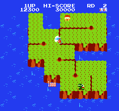 ディグダグ2のプレイ日記1:レトロゲーム(ファミコン)_挿絵9