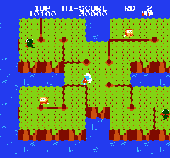 ディグダグ2のプレイ日記1:レトロゲーム(ファミコン)_挿絵7