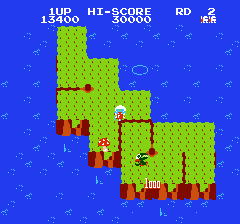 ディグダグ2のプレイ日記1:レトロゲーム(ファミコン)_挿絵10