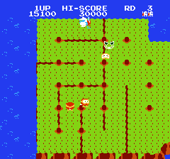ディグダグ2のプレイ日記1:レトロゲーム(ファミコン)_挿絵13