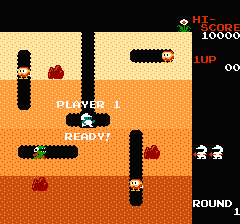 ディグダグのプレイ日記1:レトロゲーム(ファミコン)_挿絵3