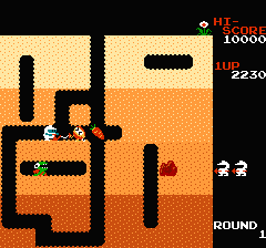 ディグダグのプレイ日記1:レトロゲーム(ファミコン)_挿絵7