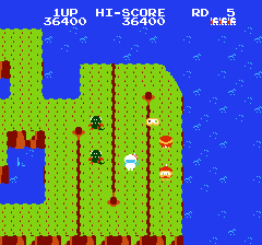 ディグダグ2のプレイ日記1:レトロゲーム(ファミコン)_挿絵26