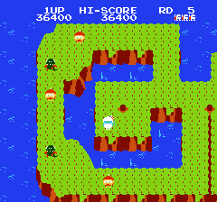 ディグダグ2のプレイ日記1:レトロゲーム(ファミコン)_挿絵24