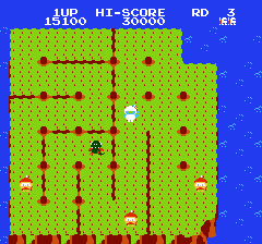 ディグダグ2のプレイ日記1:レトロゲーム(ファミコン)_挿絵12