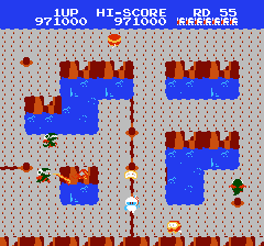 ディグダグ2のプレイ日記5：レトロゲーム(ファミコン)_挿絵24