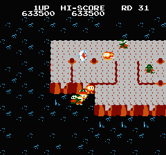 ディグダグ2のプレイ日記3：レトロゲーム(ファミコン)_挿絵59