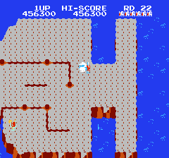 ディグダグ2のプレイ日記3：レトロゲーム(ファミコン)_挿絵17
