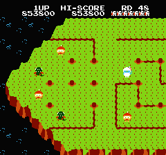 ディグダグ2のプレイ日記4:レトロゲーム(ファミコン)_挿絵67