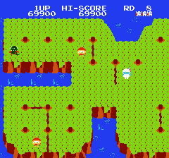ディグダグ2のプレイ日記2:レトロゲーム(ファミコン)_挿絵5