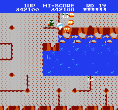 ディグダグ2のプレイ日記3：レトロゲーム(ファミコン)_挿絵4