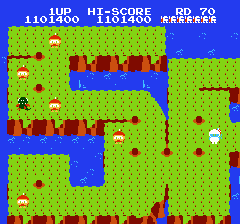 ディグダグ2のプレイ日記6：レトロゲーム(ファミコン)_挿絵44