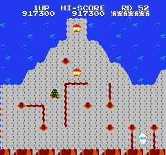 ディグダグ2のプレイ日記5：レトロゲーム(ファミコン)_挿絵5