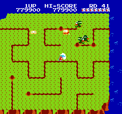 ディグダグ2のプレイ日記4:レトロゲーム(ファミコン)_挿絵40