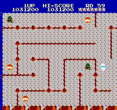 ディグダグ2のプレイ日記5：レトロゲーム(ファミコン)_挿絵44