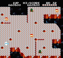 ディグダグ2のプレイ日記3：レトロゲーム(ファミコン)_挿絵64