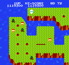 ディグダグ2のプレイ日記6：レトロゲーム(ファミコン)_挿絵53