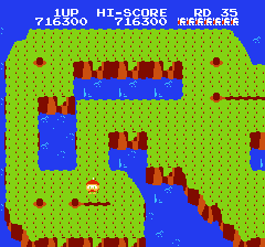 ディグダグ2のプレイ日記4:レトロゲーム(ファミコン)_挿絵6