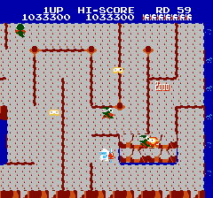 ディグダグ2のプレイ日記5：レトロゲーム(ファミコン)_挿絵47
