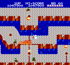 ディグダグ2のプレイ日記5：レトロゲーム(ファミコン)_挿絵55