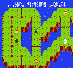 ディグダグ2のプレイ日記6：レトロゲーム(ファミコン)_挿絵49