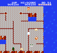 ディグダグ2のプレイ日記5：レトロゲーム(ファミコン)_挿絵3
