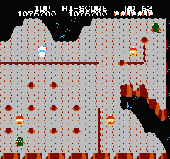 ディグダグ2のプレイ日記6：レトロゲーム(ファミコン)_挿絵7