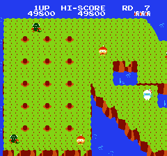 ディグダグ2のプレイ日記2:レトロゲーム(ファミコン)_挿絵1