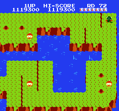ディグダグ2のプレイ日記6：レトロゲーム(ファミコン)_挿絵54