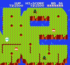 ディグダグ2のプレイ日記4:レトロゲーム(ファミコン)_挿絵12