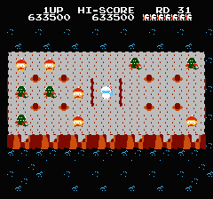 ディグダグ2のプレイ日記3：レトロゲーム(ファミコン)_挿絵57