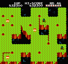 ディグダグ2のプレイ日記4:レトロゲーム(ファミコン)_挿絵61