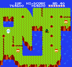 ディグダグ2のプレイ日記4:レトロゲーム(ファミコン)_挿絵35