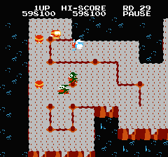 ディグダグ2のプレイ日記3：レトロゲーム(ファミコン)_挿絵48