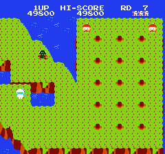 ディグダグ2のプレイ日記2:レトロゲーム(ファミコン)_挿絵2