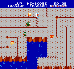 ディグダグ2のプレイ日記5：レトロゲーム(ファミコン)_挿絵48