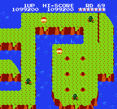 ディグダグ2のプレイ日記6：レトロゲーム(ファミコン)_挿絵41