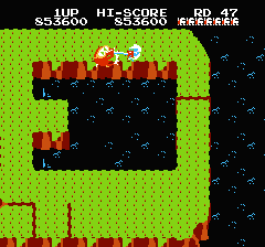 ディグダグ2のプレイ日記4:レトロゲーム(ファミコン)_挿絵66