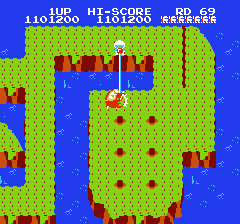 ディグダグ2のプレイ日記6：レトロゲーム(ファミコン)_挿絵43