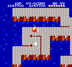 ディグダグ2のプレイ日記5：レトロゲーム(ファミコン)_挿絵52