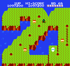 ディグダグ2のプレイ日記6：レトロゲーム(ファミコン)_挿絵36