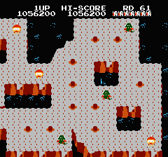 ディグダグ2のプレイ日記6：レトロゲーム(ファミコン)_挿絵2