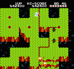 ディグダグ2のプレイ日記4:レトロゲーム(ファミコン)_挿絵63