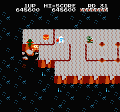 ディグダグ2のプレイ日記3：レトロゲーム(ファミコン)_挿絵60