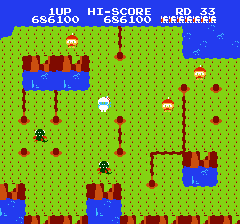 ディグダグ2のプレイ日記4:レトロゲーム(ファミコン)_挿絵1