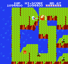 ディグダグ2のプレイ日記6：レトロゲーム(ファミコン)_挿絵34