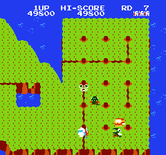 ディグダグ2のプレイ日記2:レトロゲーム(ファミコン)_挿絵3