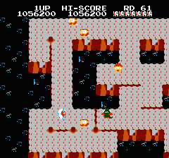 ディグダグ2のプレイ日記6：レトロゲーム(ファミコン)_挿絵3