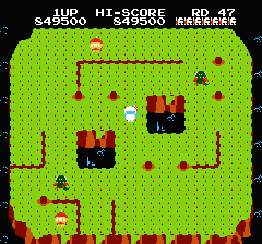 ディグダグ2のプレイ日記4:レトロゲーム(ファミコン)_挿絵64