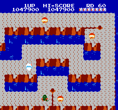 ディグダグ2のプレイ日記5：レトロゲーム(ファミコン)_挿絵54